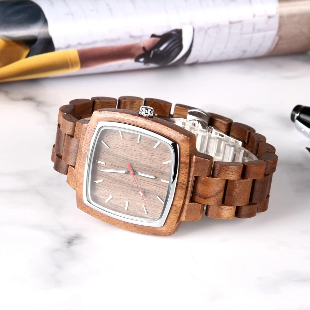 Женские часы из сандалового дерева | Наручные