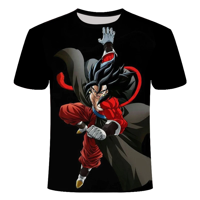 Горячая новинка Мужская и женская персональная аниме Dragon Ball Z 3D печать футболка классная модная удобная креативная рубашка с короткими рукавами