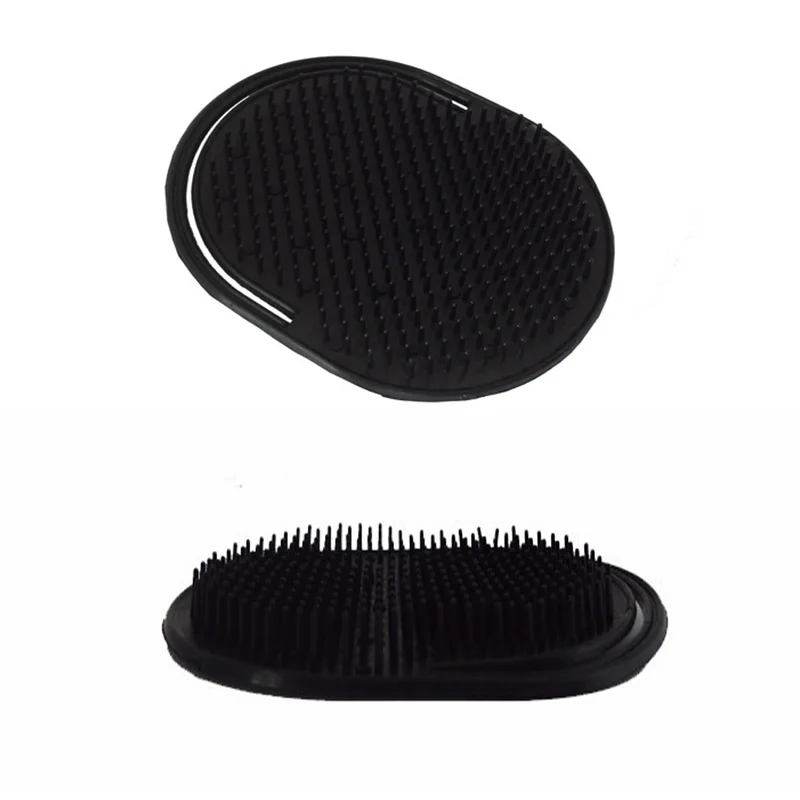 Расческа для волос Мужская щетка бороды усов ладони кожи головы массажная черная