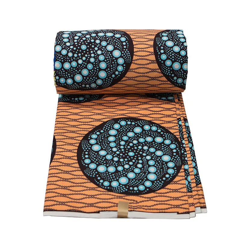 Африканский Анкара батик с принтами ткань реальные воск для шитья Материал 100%