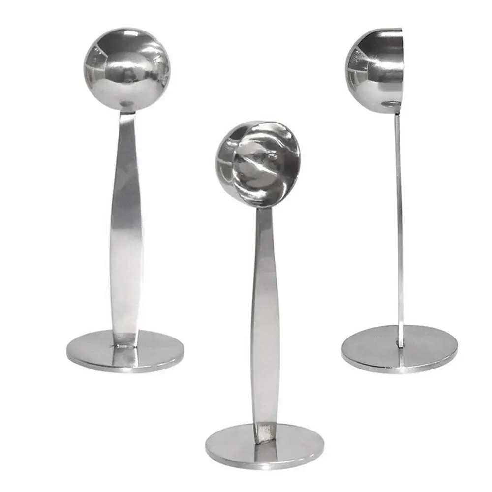

Flat Base Coffee Spoon Tamper Espress Bean Powder Press Coffee Measuring Spoon Coffeeware