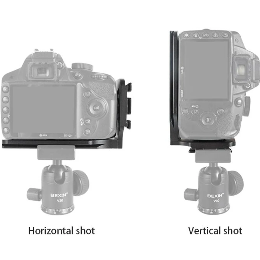 slr camera l shaped vertical clapper suitable for canon nikon sony micro single tripod pantilt horizontal quick release plate free global shipping