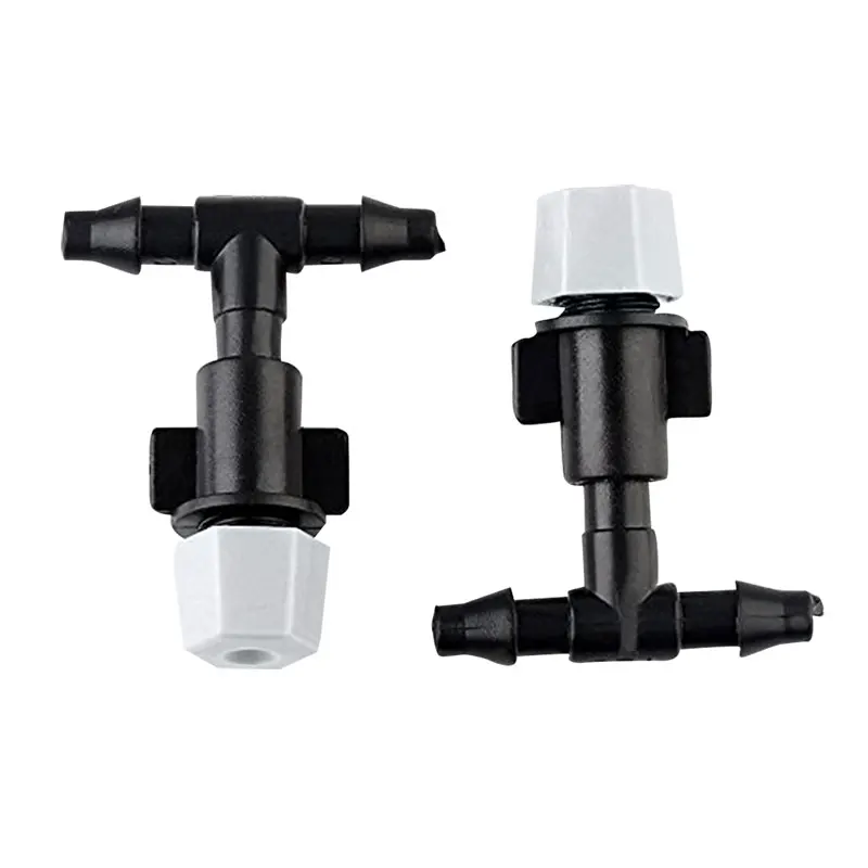 Черные садовые разбрызгиватели 5 шт./лот насадки и тройники для насоса полива