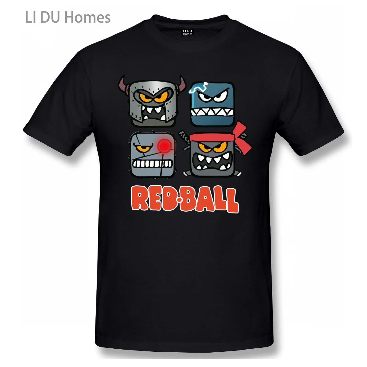 

Red Ball 4 - The Bad Boxes T Shirt Men/WoMen High Quality Cotton Summer T-shirt Short Sleeve Graphics Tshirt Brands Tee Top Gift