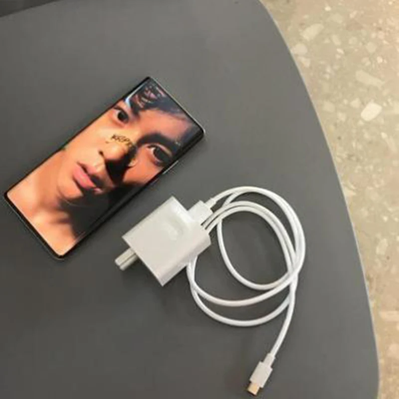 Оригинальное Супербыстрое зарядное устройство 66 Вт кабель USB Type-C 6A для Huawei mate 40 30