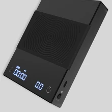 TIMEMORE-báscula electrónica con espejo negro BASIC plus, 2021, recargable, con temporizador automático, 2kg