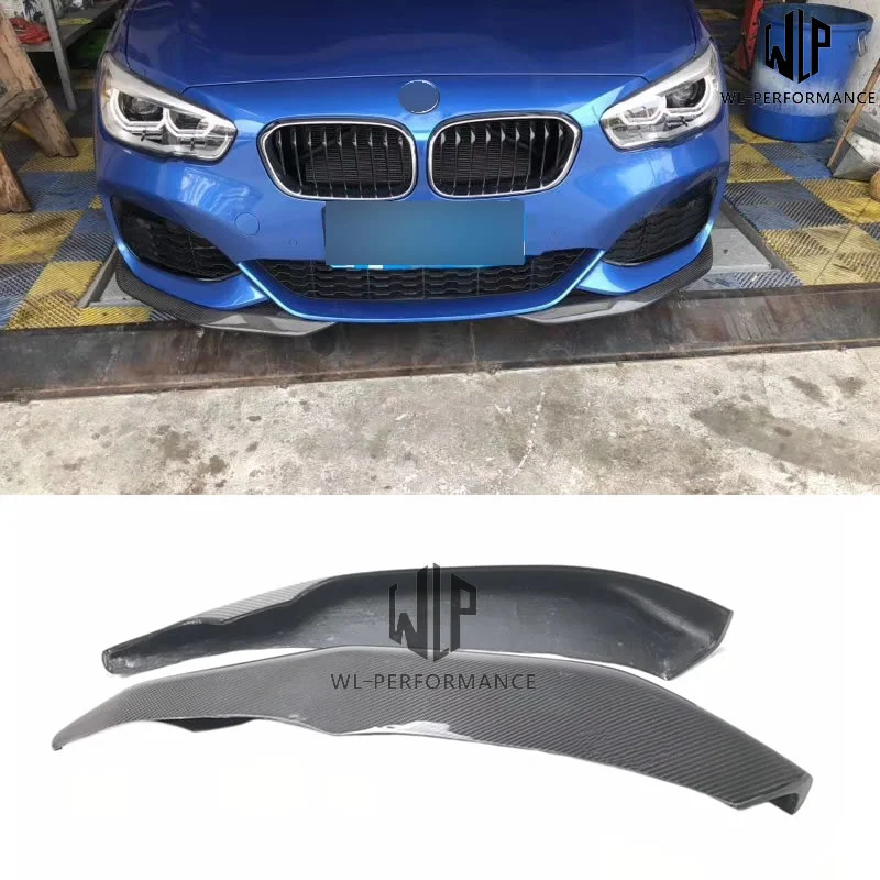 

High Quality Carbon Fiber Front Bumper Side Splitters Car Styling For BMW 1 Series F20 AC Style 120i 125i 118i Body Kit 12-16