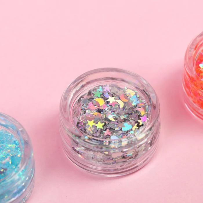 Набор парфюм 30 мл и глиттерные блестки для лица тела 3 шт LET'S Shine - купить по