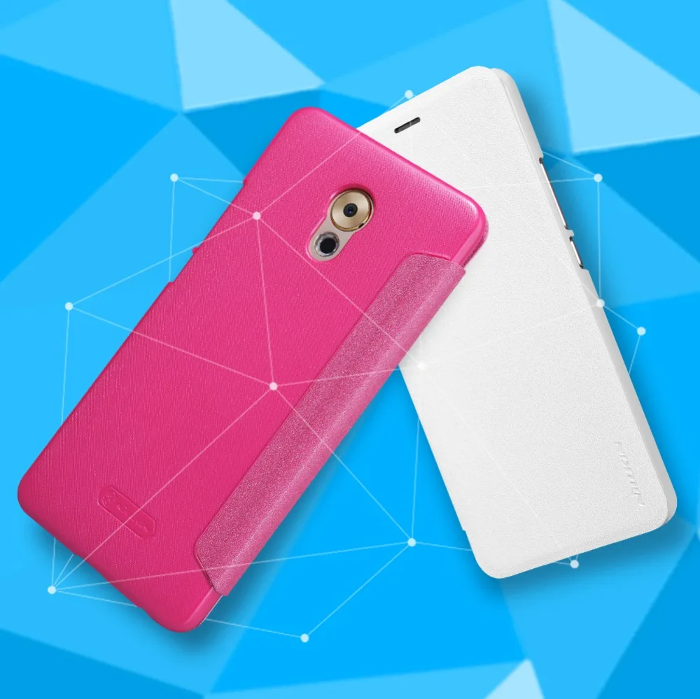 Чехол для Meizu Pro 6 Plus, блестящий кожаный чехол NILLKIN с откидной крышкой, чехол для Meizu Pro 6 Plus, роскошный брендовый кожаный чехол