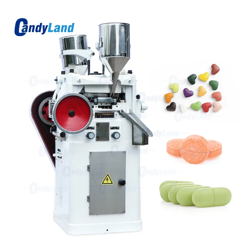 Candyland ZP-33 двухсторонний роторный таблеточный пресс машина химический порошок большой объем Молоко кальций таблеточный пресс Дырокол машина
