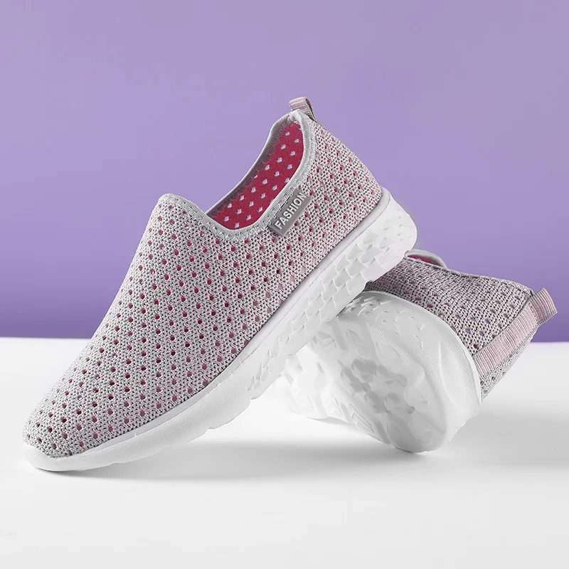 Tenis Feminino Women Tennis Shoes Breathable Slip on Mesh Female Sneakers Sports Footwear Chaussure Femme Brand Sneaker