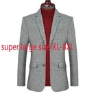 Новое поступление модный Suepr большой осенний стиль мужской Молодежный Модный повседневный костюм однобортный размера плюс S-3XL