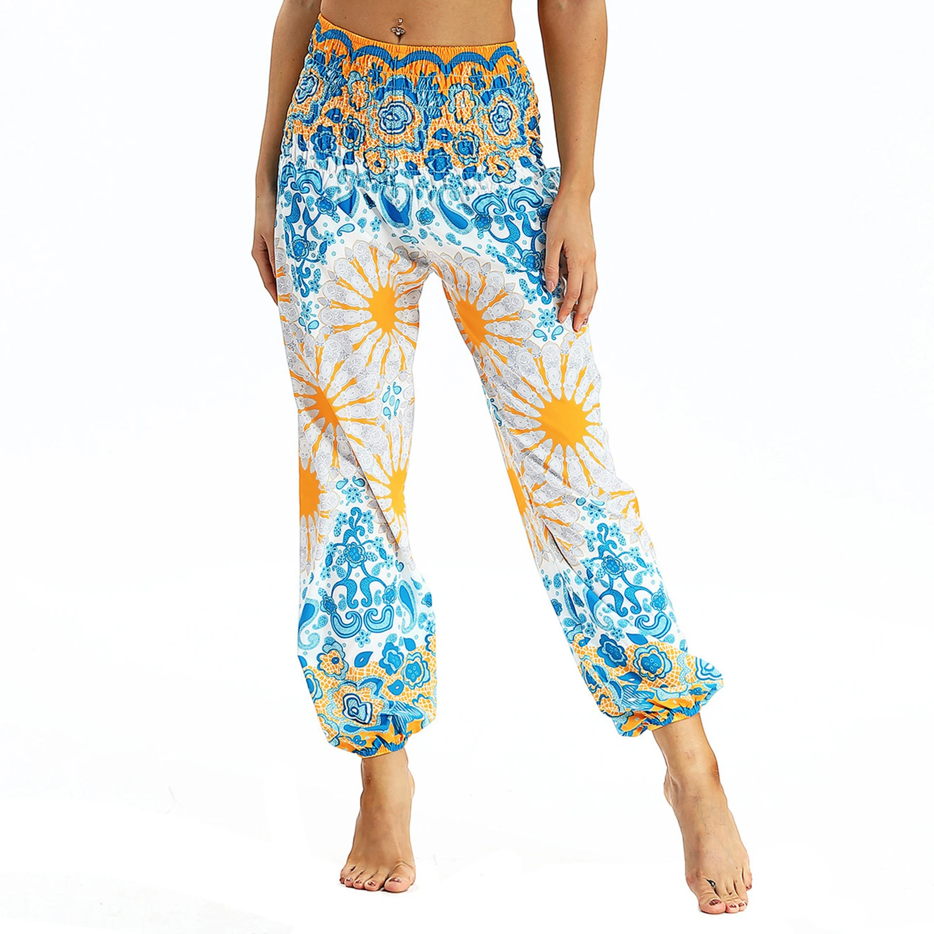 

Women's Yoga Pants Bohemian Loose Yoga Pants Harem Hippie Loose Gypsy Indian Casual Pants Beach Pants