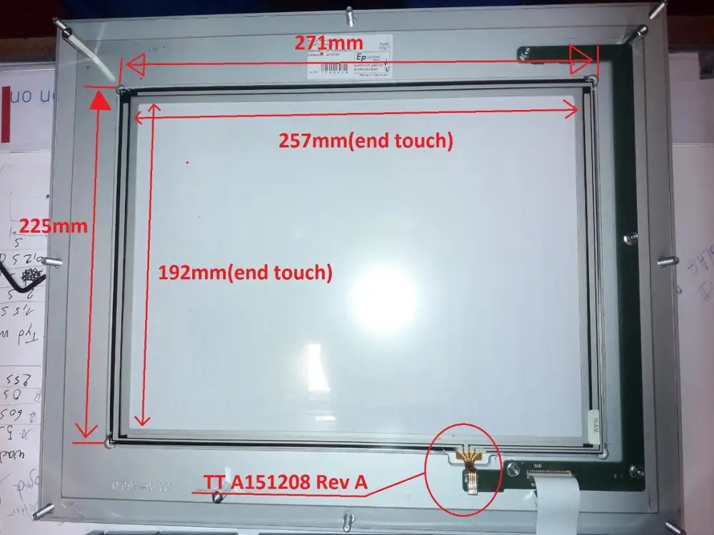Тип: MV-IC ** VEP-PA001 VEP40.4_A2-CE6 Touch Glass для ремонта панели оператора Rexroth Machine ~ do it yourself