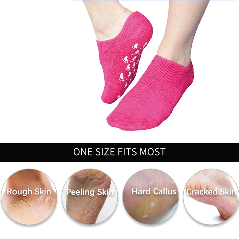 Увлажняющие гелевые спа-носки профессиональные для увлажнения и смягчения