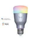 Yee светильник ная светодиодная лампочка 1SE, новый выпуск E27 6 Вт, RGB Голосовое управление, цветной светильник для Google Home