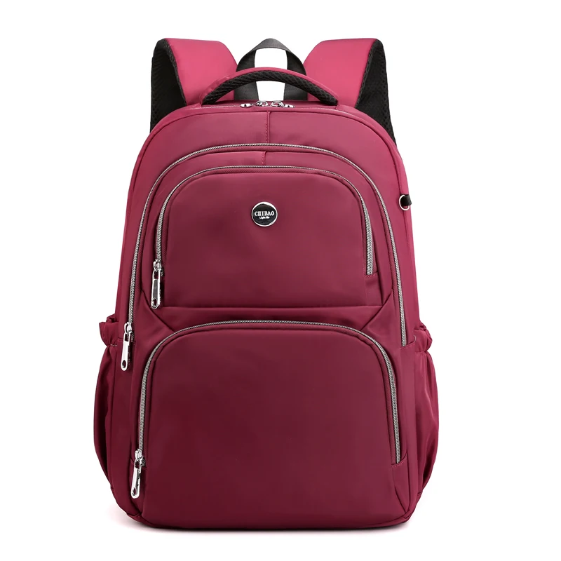 

Vento Marea Black Travel Backpack Purse For Women 2021 Large Capacity Shoulder Bag Nylon Waterproof Female 15.6'Computer Bagpack