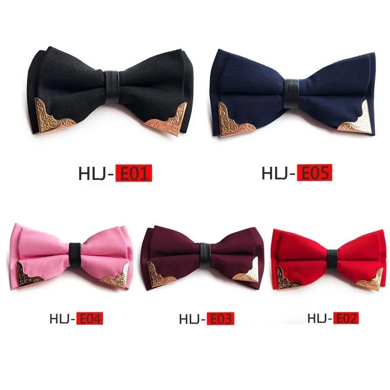 Металлический бантик для головы Галстуки жениха Мужчины Женщины Бабочка