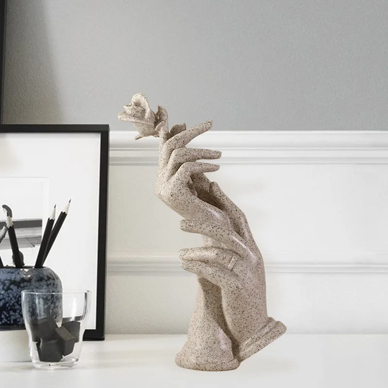 Украшение для дома скульптура из смолы винный шкаф гостиной современная модная