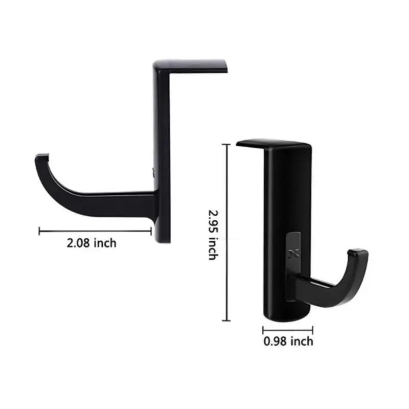 

Черный держатель для наушников, держатель для телефона, крючок с лентой, стикер для настольного ПК, монитора, аксессуаров для наушников