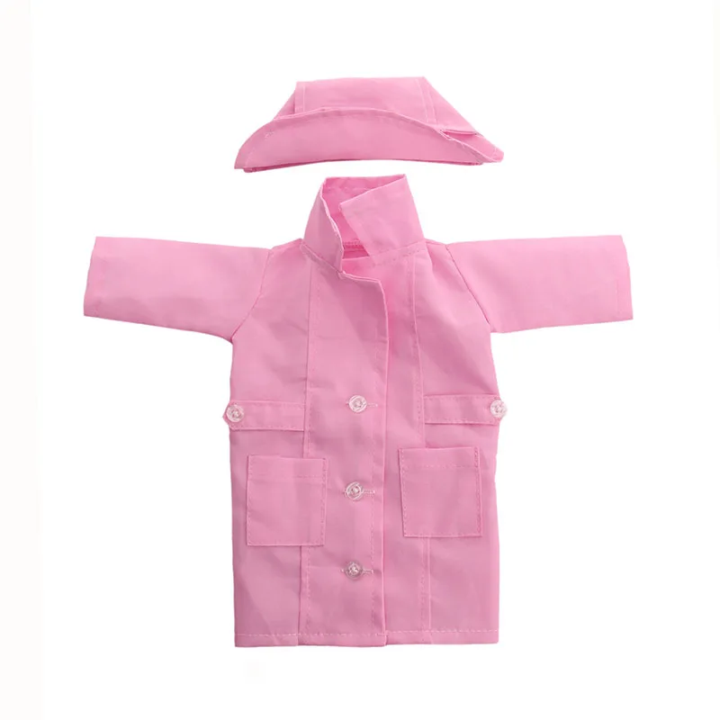 Doctor\Nurse Uniform Medical Accessories For 18Inch American Nenuco &amp43Cm ReBorn Baby Doll Our Generation Girl Toys Clothes | Игрушки и
