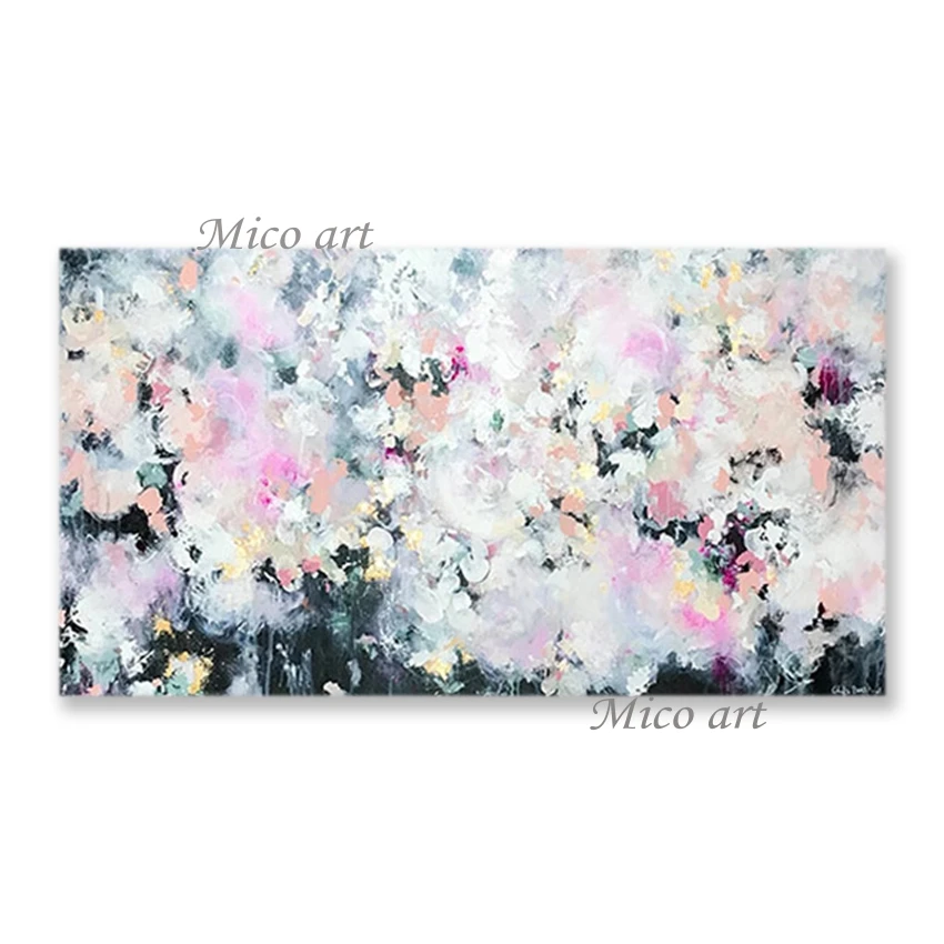 

Modern Art Painting Abstract Colors Flowers Oil Painting No Frame Wall Hangings Decorative Picture Canvas Dropshipping Artwork