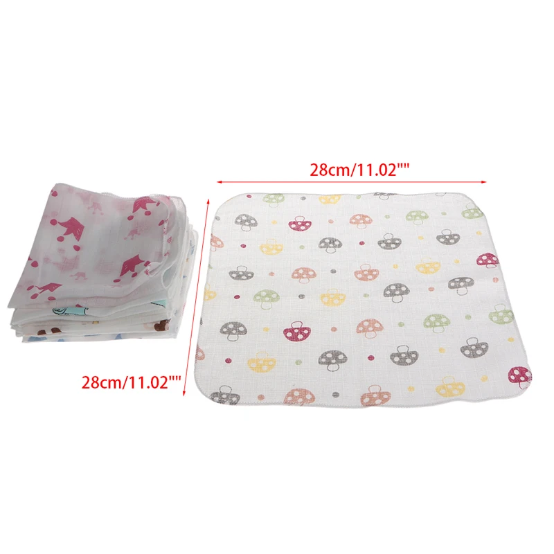 

5~10 pieces of baby towel, handkerchief, two-layer wipes, 6 layers of tightly woven plain cotton towel for children