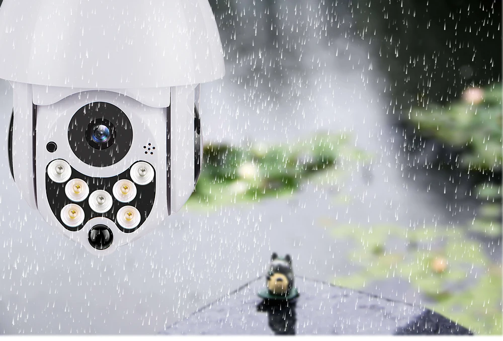 Wifi Камера уличная HD 1080P 2MP IP камера беспроводная PTZ скорость купольная CCTV Камера Безопасности s IP66 двухстороннее аудио наблюдение SD карта
