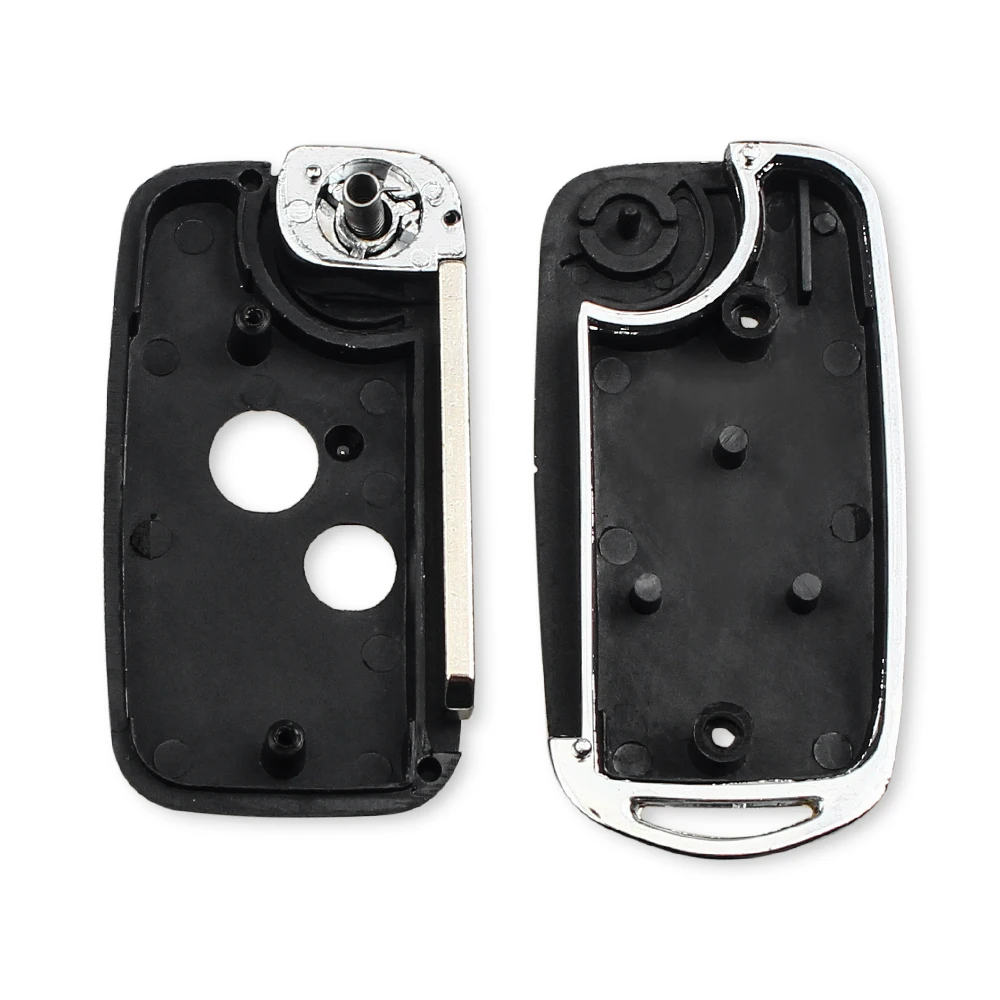 KEYYOU для HONDA Accord Civic CRV Pilot JAZZ/CRV odysey 2 кнопки брелок запасной корпус автомобильного