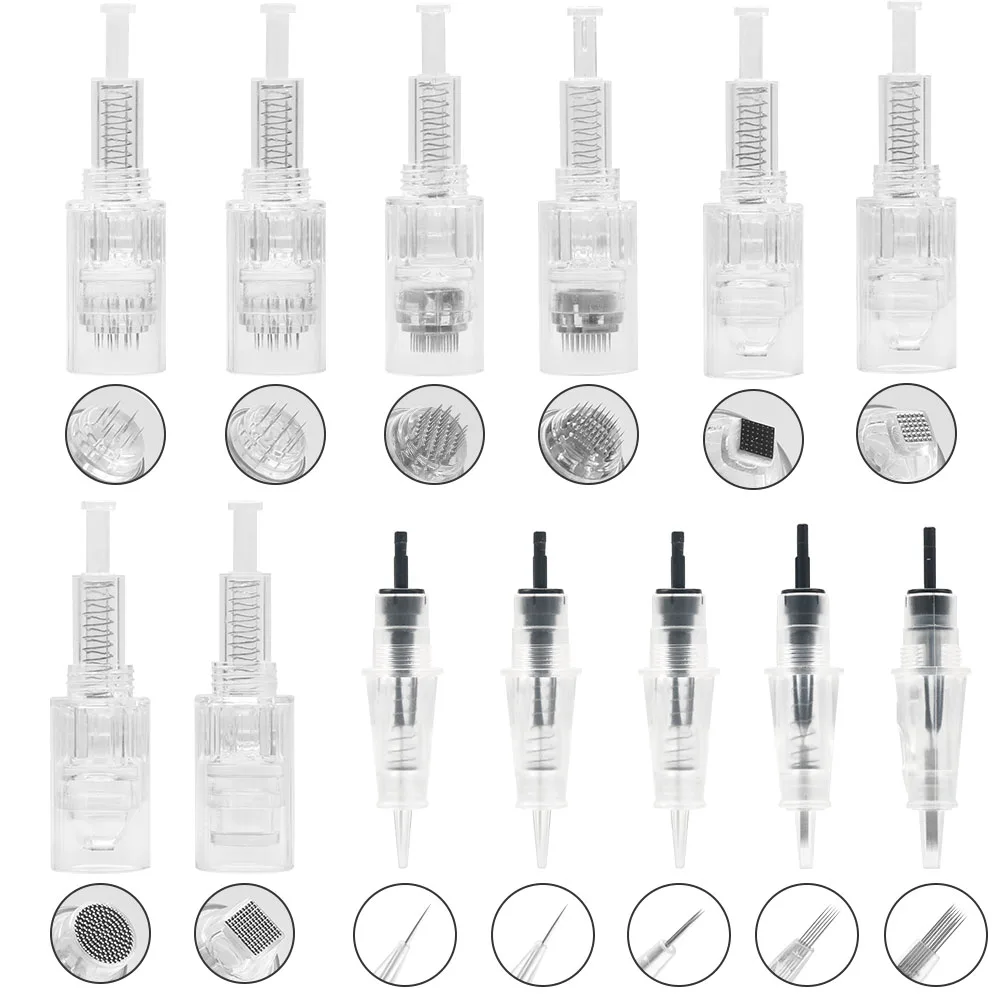 10 шт. винт BB крем иглы картридж замена 9 pin/12 pin/36 pin/nano микроиглы для Dr. Pen микро авто татуировки