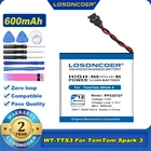 100% Оригинальный LOSONCOER, новая модель, аккумулятор емкостью 600 мАч для часов TomTom Spark 3, новинка PP332727, TomTom Spark cardiii 2 332727