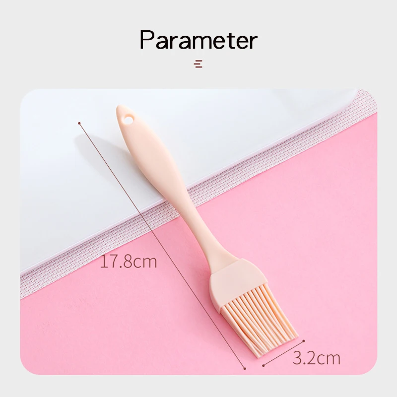 

Cake Bread Brush Non-Stick Heat-Resistant Oil Brush Kitchen Baking Tools Food Grade Silicone Barbecue Brush