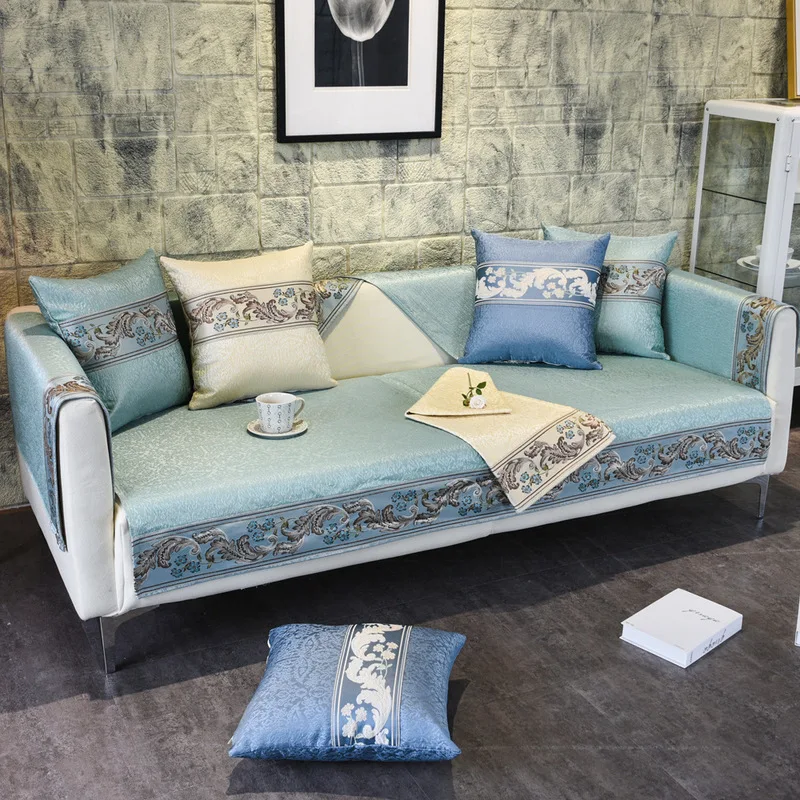 Классический чехол для дивана противогрязный нескользящий подушка гостиной