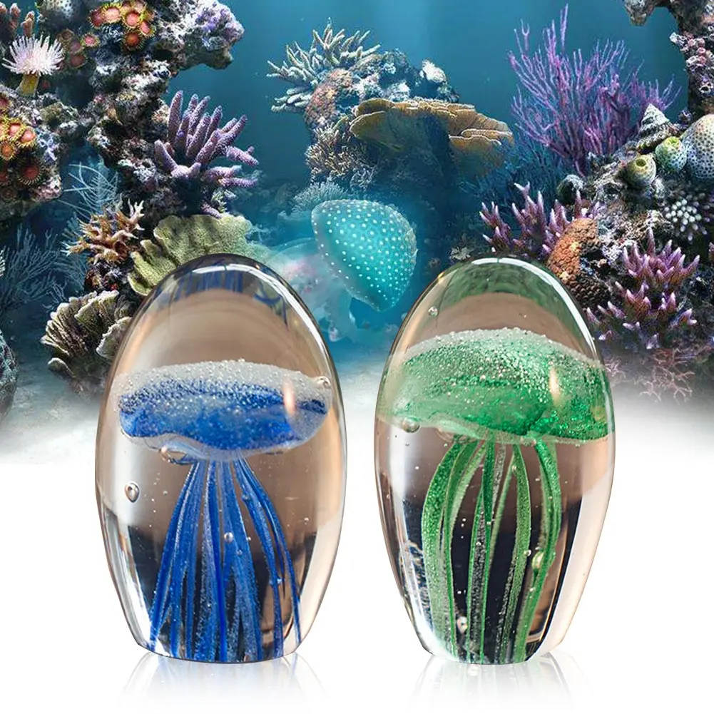 Настольные миниатюры ручной работы в подарок цветной аквариум домашний декор