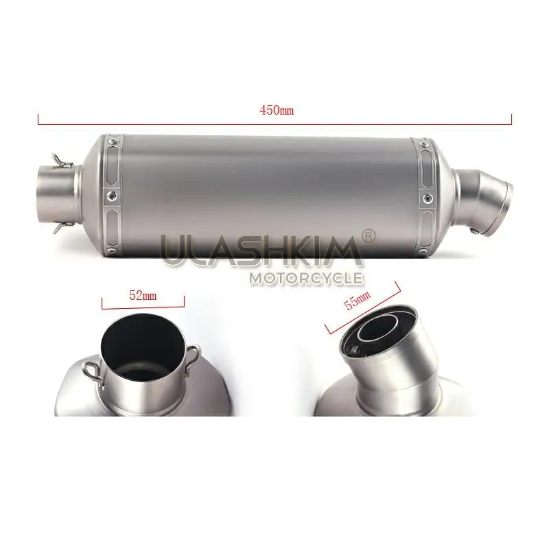 

TRK502 Motorcycle Muffler Pipe Racing Full Exhaust System Middle Link Pipe Slip On For Benelli TRK 502 DB-Killer