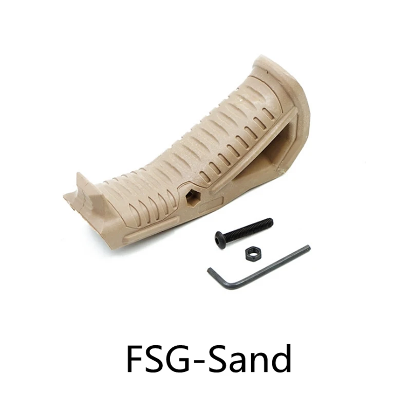 AEG Airsoft Air Guns Toy Tactical DIY Parts Nylon Front Grips RVG PTK TD AFG Paintball Accessories - Цвет: FSG-Sand
