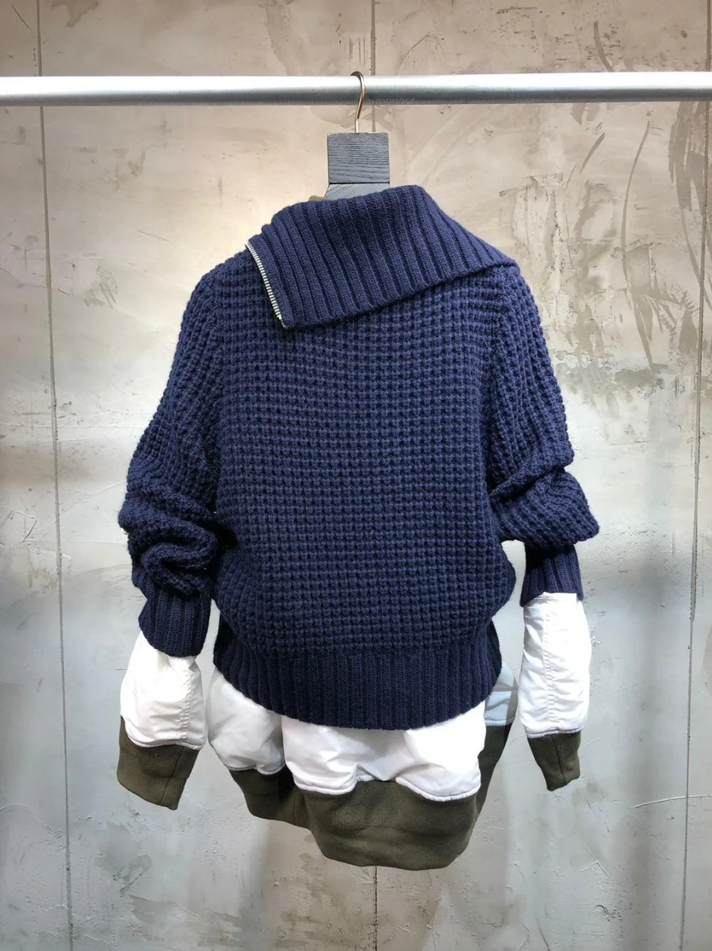 Модные новые женские трикотажные кардиганы+ куртка пальто женский из двух частей пальто Верхняя одежда 2 цвета ddxgz2