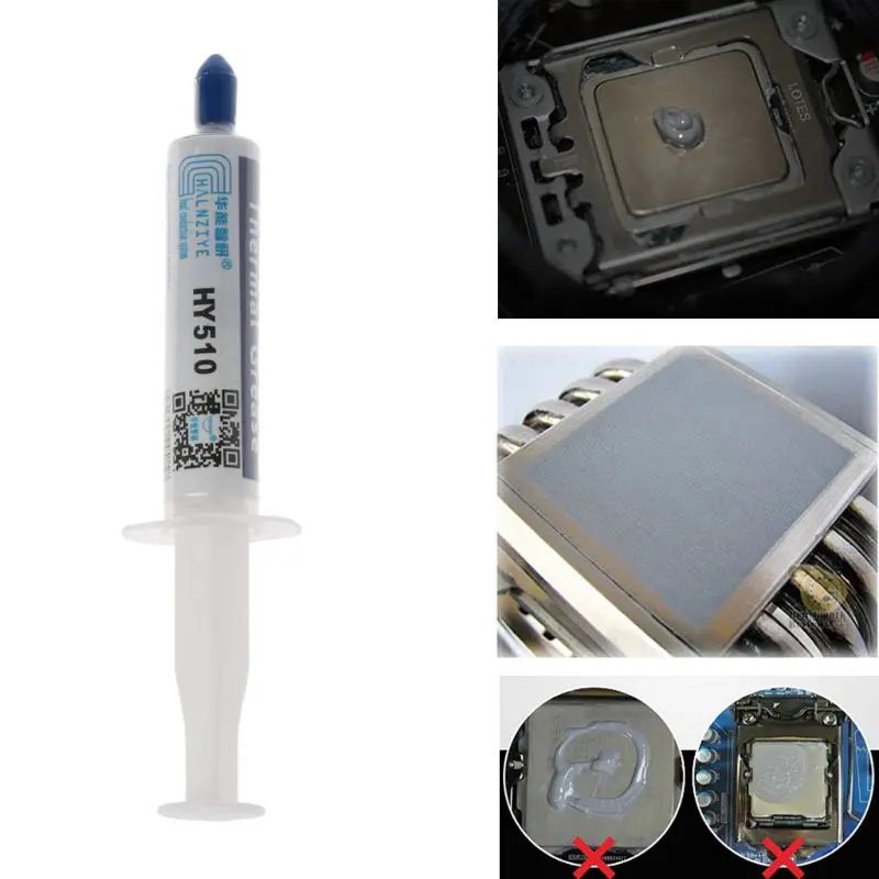 10 шт. силиконовая термопаста HY510 для процессора
