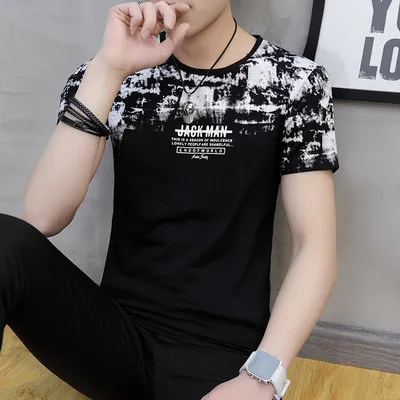 

Summer short-sleeved T-shirt men 2020 new trendy brand loose cotton half sleeve