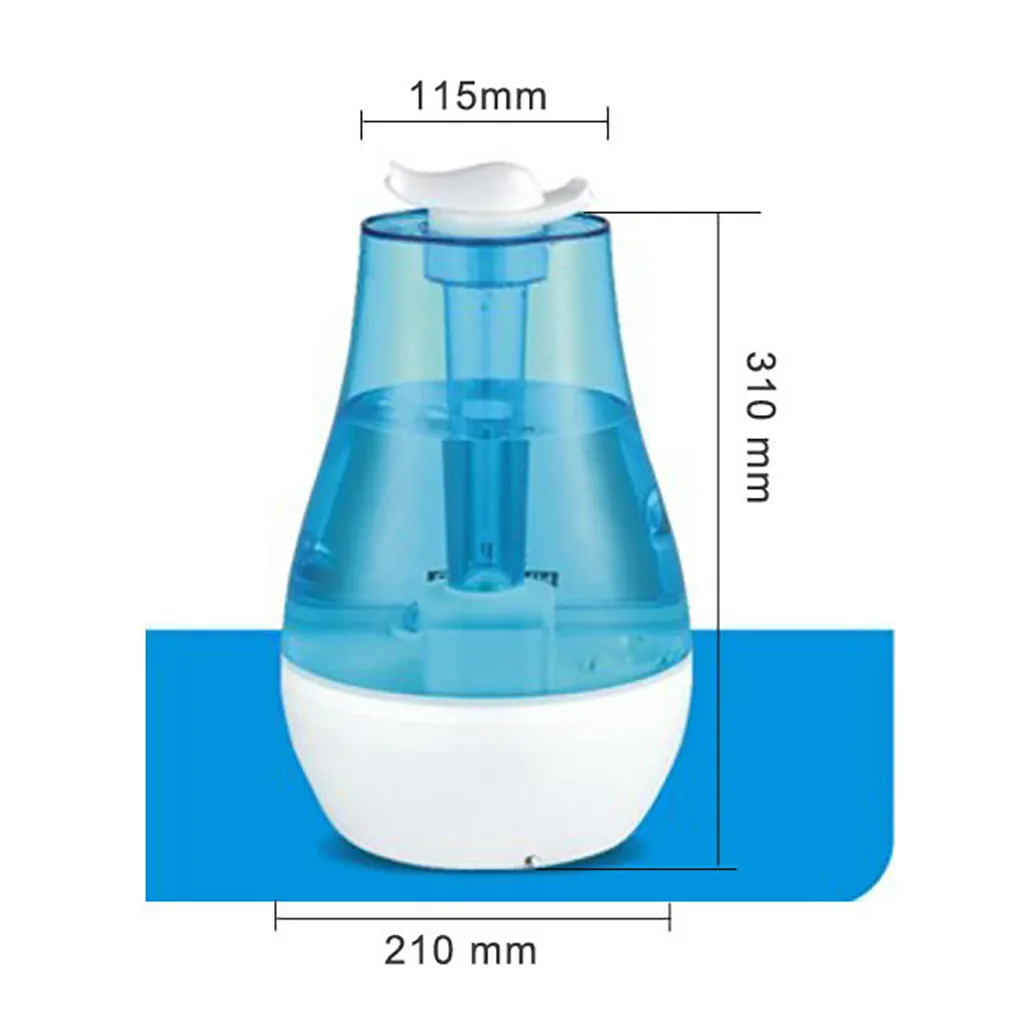 

Household Aromatherapy Humidifier US Standard 3L Ultrasonic Aroma Humidifier Double Nozzle Air Diffuser Atomizer Fogger for home