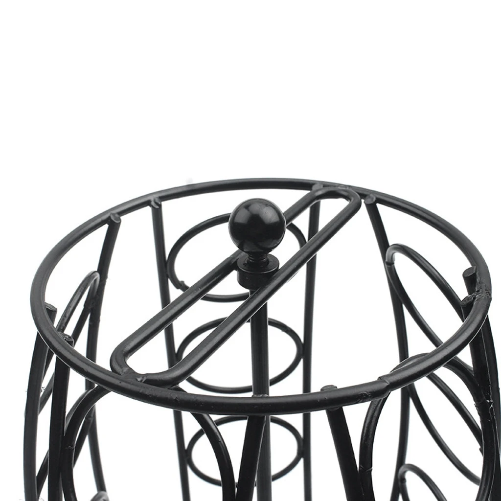 Держатель для кофейных капсул с хромированным железом вращающаяся стойка