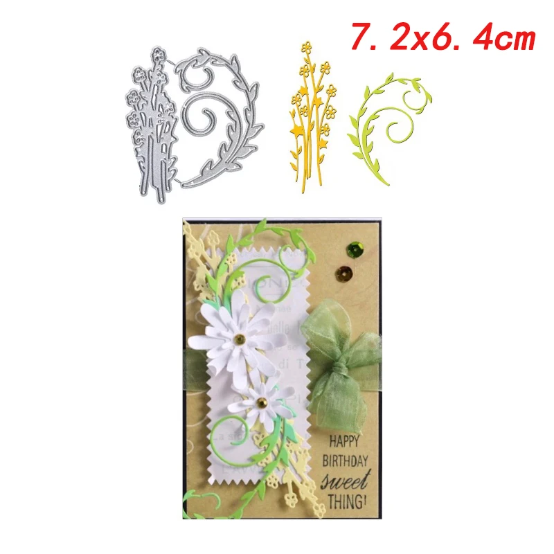 Металлические штампы трава 2020 рукоделие рождественские Скрапбукинг альбом