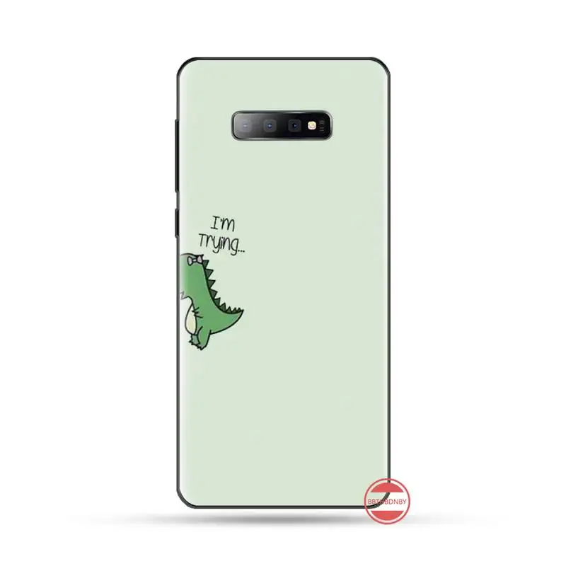 Милый мягкий силиконовый чехол для Samsung S6 S7 edge S8 S9 S10 e plus A10 A50 A70 note8 J7 2017 | Мобильные