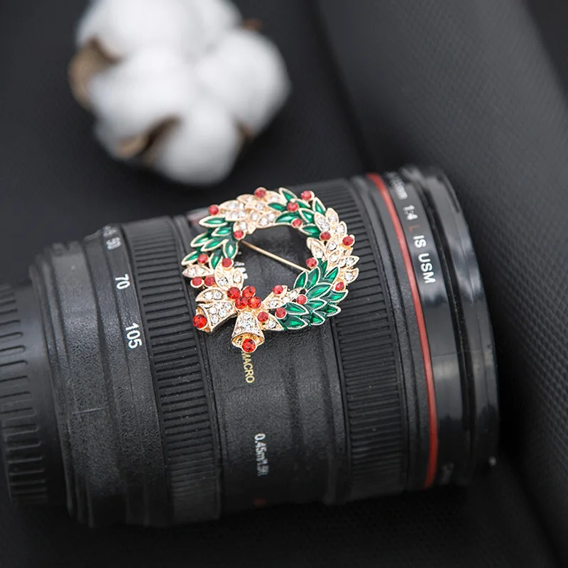 

fashion jewelry pin for women christmas bell brooch 2020