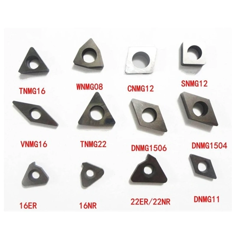 

MC1204 10pcs Mc1204 SC1204 use CNMG120404 external turning tools Knife pad CNC lathe tool Arbor Accessories Gaskets Seismic Shim