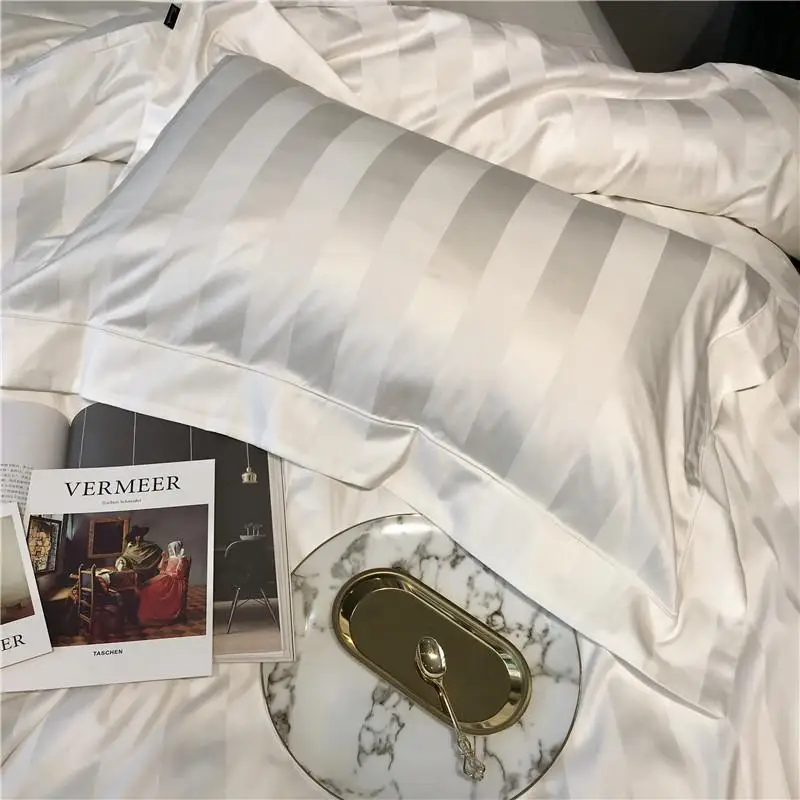 Комплект постельного белья из египетского хлопка роскошный комплект кровати в