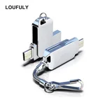 Флешка OTG Type-C с поворотом на 360 градусов, 32 ГБ, 16 ГБ, 128 ГБ, USB флеш-накопитель Type-C для смартфона, планшета, 64 ГБ, Флэшка для телефонов Android