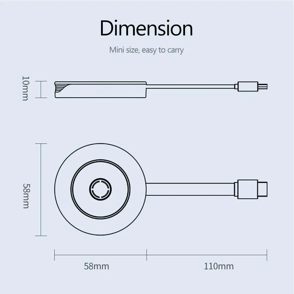 

G10 2.4G screen projector wireless same screen device supports system ISO same screen K2K4