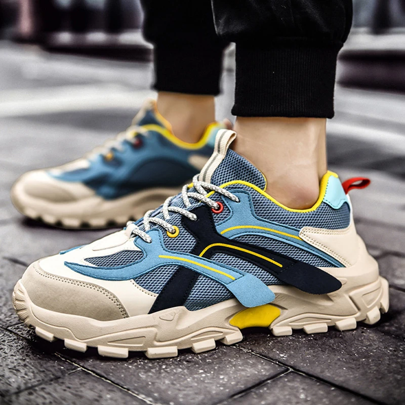 Кроссовки мужские легкие дышащие повседневная спортивная обувь плоская подошва