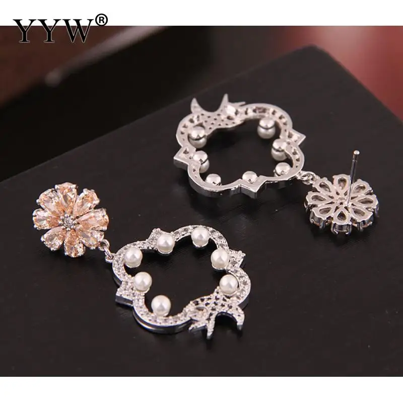 Женские Висячие серьги с имитацией жемчуга полые женские ювелирные изделия